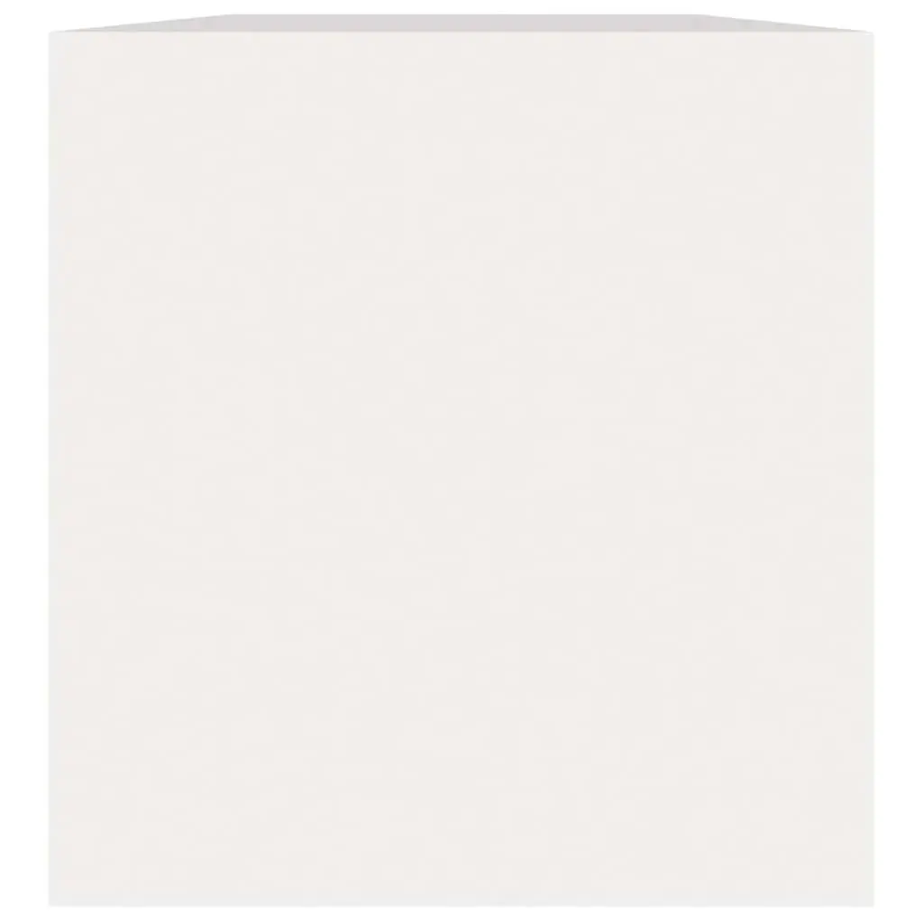 White Vinyl Storage Box for LP Records