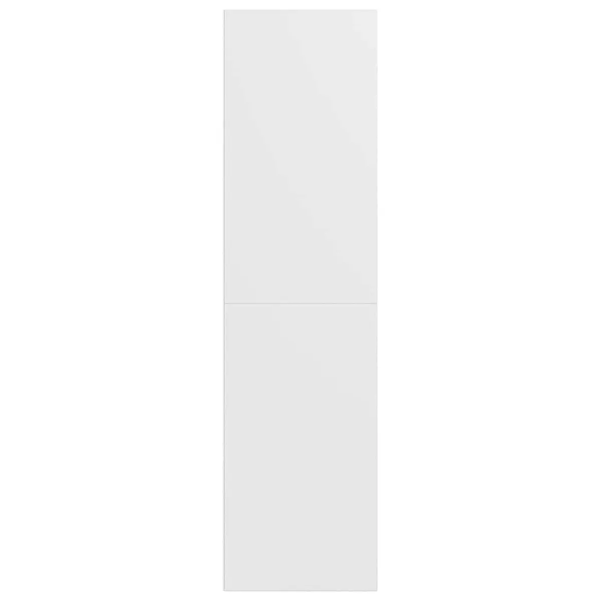 Book Cabinet Engineered Wood 36x30x143 cm White Storage Shelf Unit