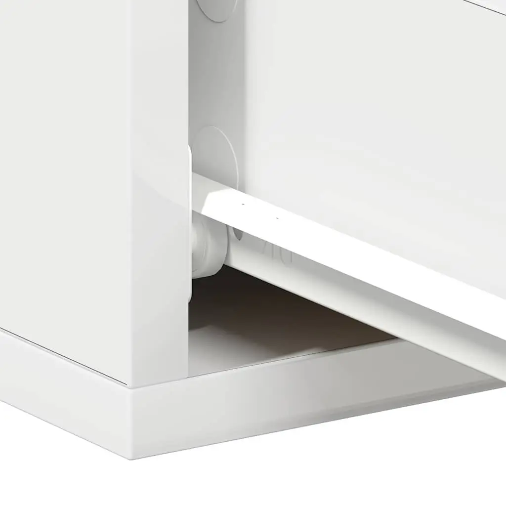 Floating Bedside Table White Wall-Mounted Nightstand Storage Drawer Compact