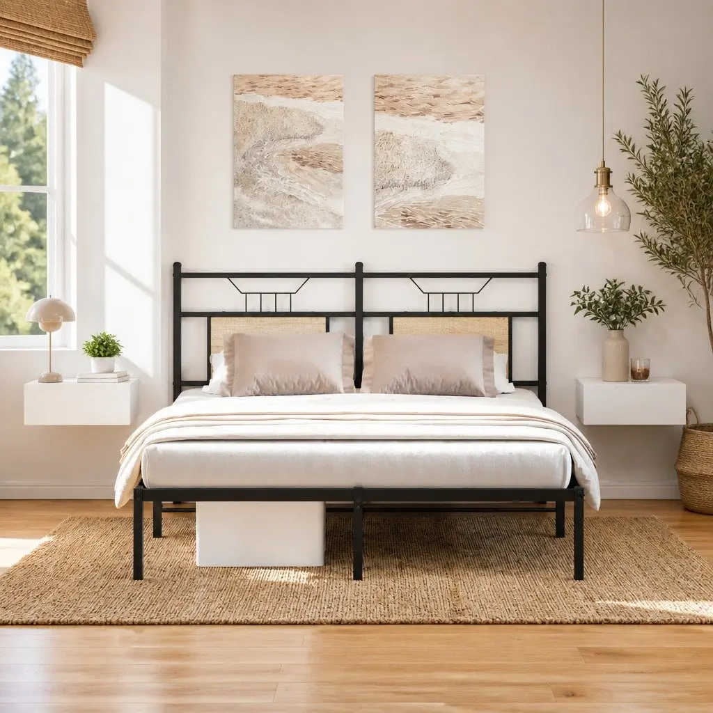 Floating Bedside Tables 2 pcs White Nightstands
