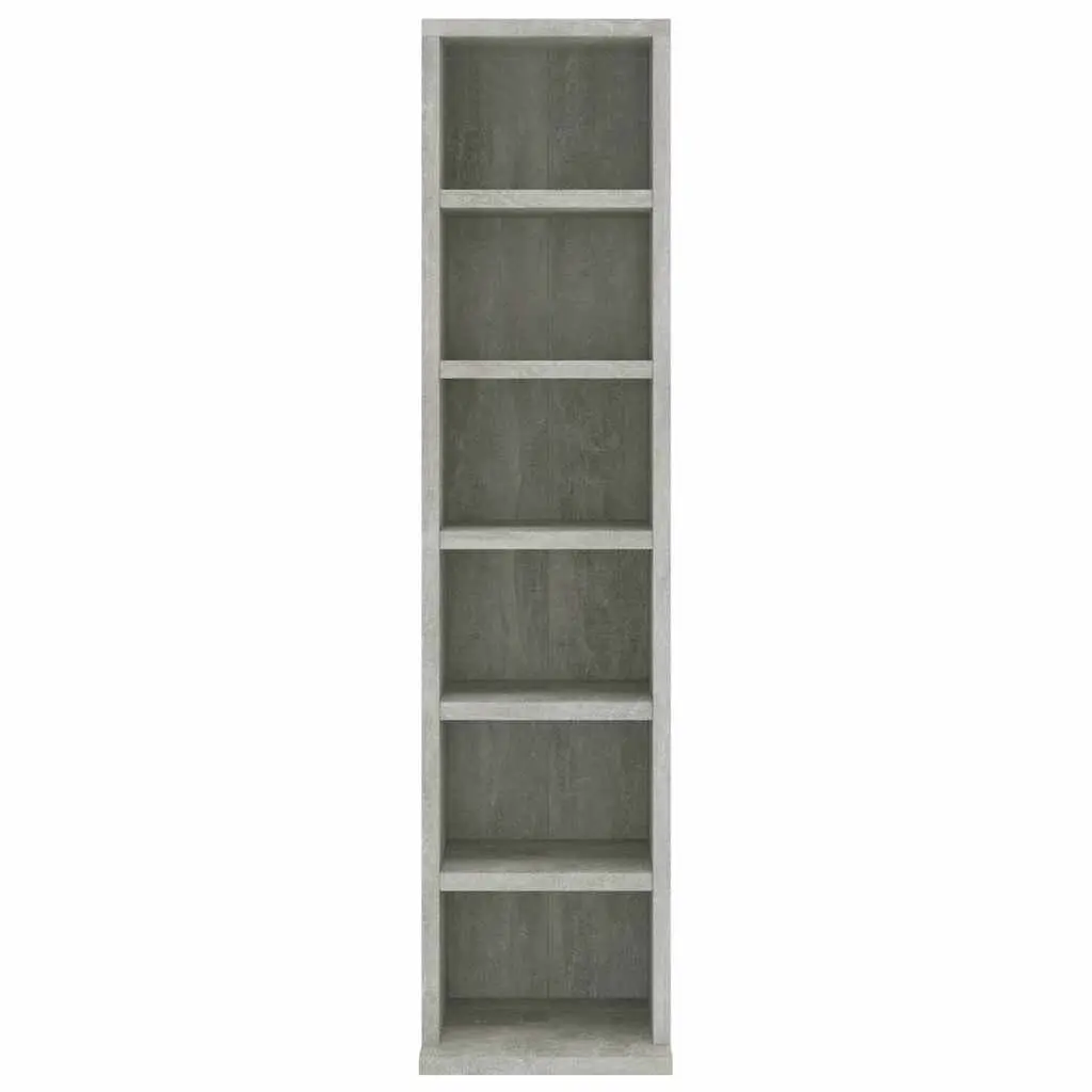 Grey Concrete CD Storage Cabinet