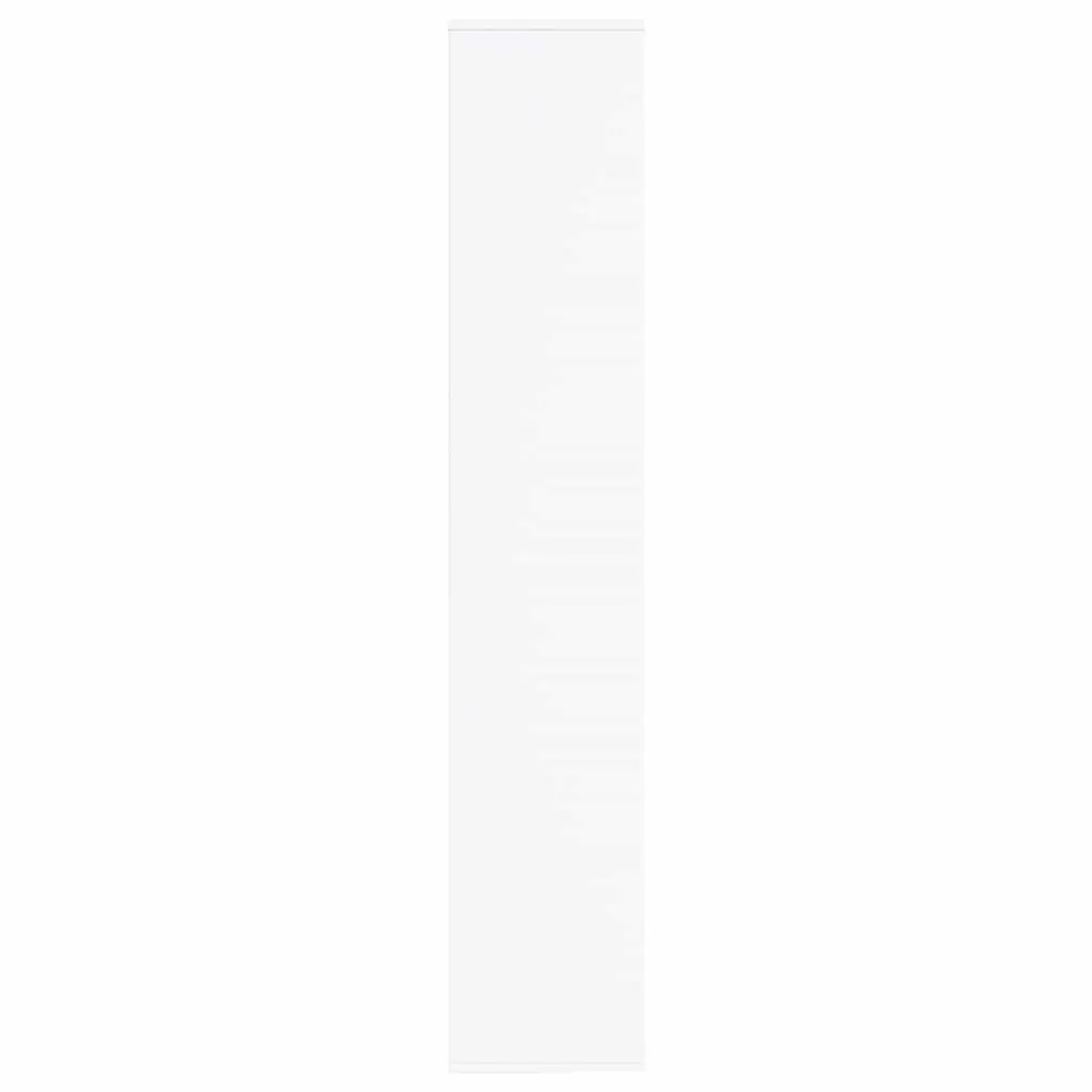 White Shoe Cabinet 54x34x183cm with 22 Compartments