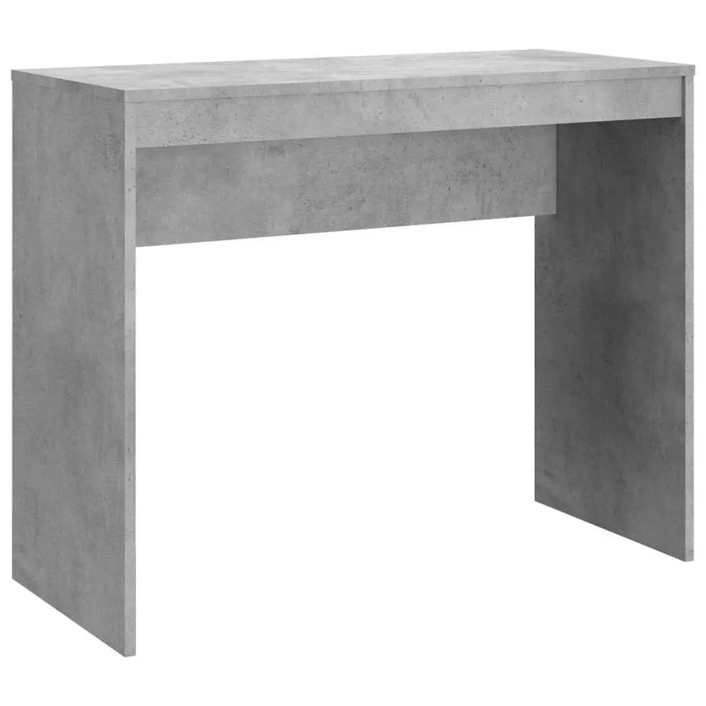 Grey Engineered Wood Office Desk 90x40x72 cm