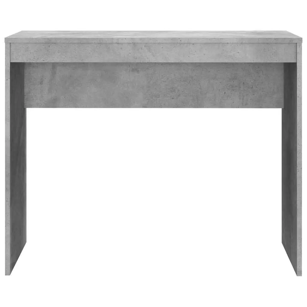 Grey Engineered Wood Office Desk 90x40x72 cm