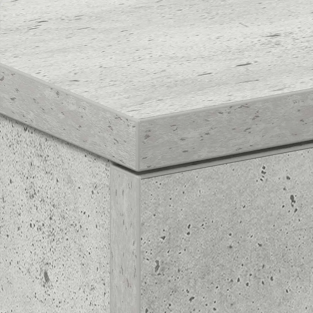 Grey 3-Drawer Bedside Cabinet for Sturdy Storage