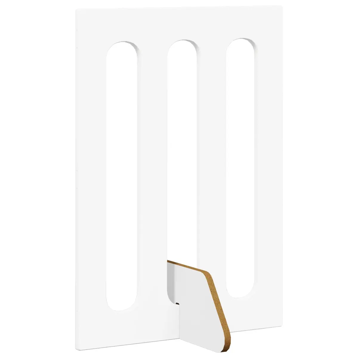 4-Panel Folding Pet Fence in White