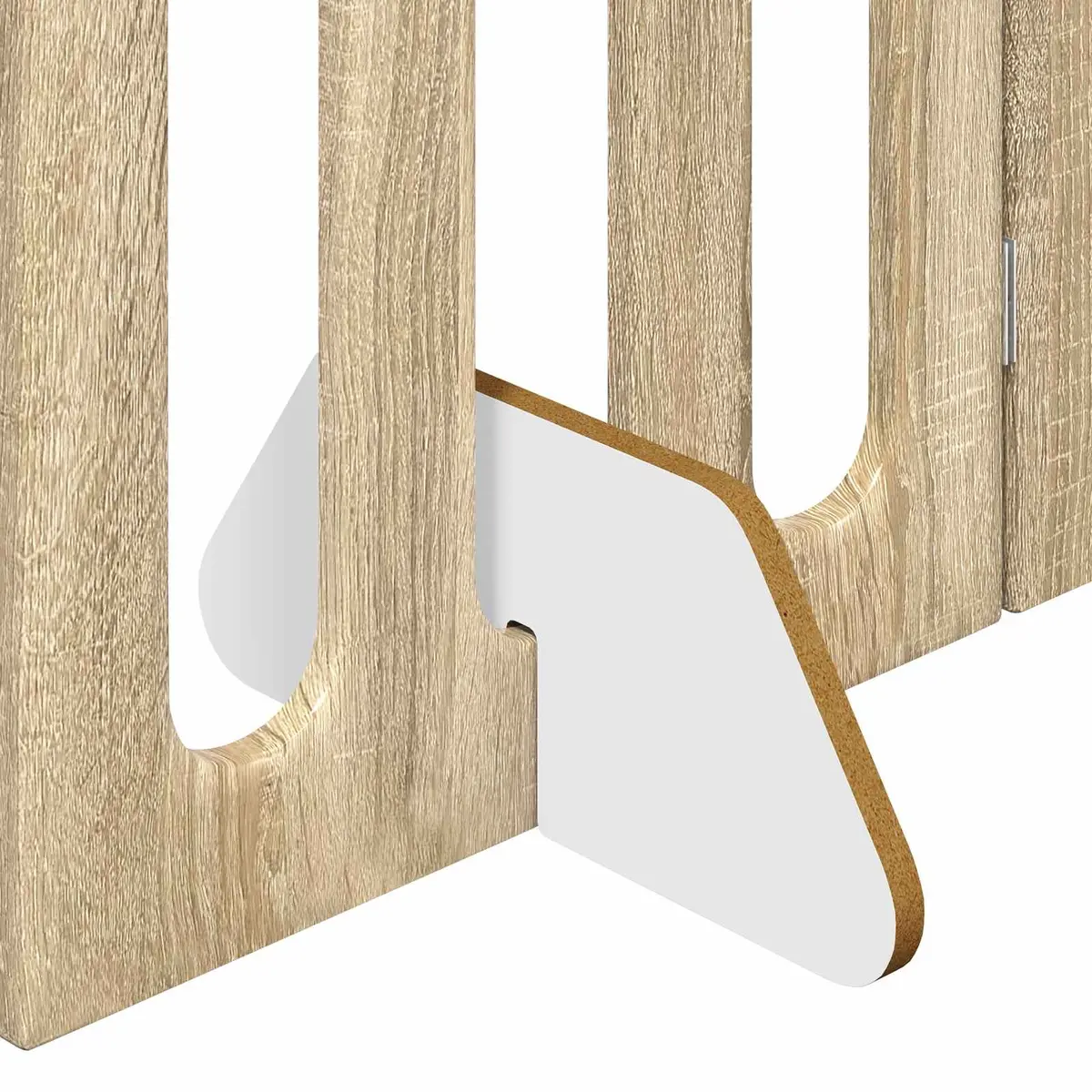 Folding Pet Fence 2 pcs Indoor Dog Barrier Foldable Panel Gate Room Divider