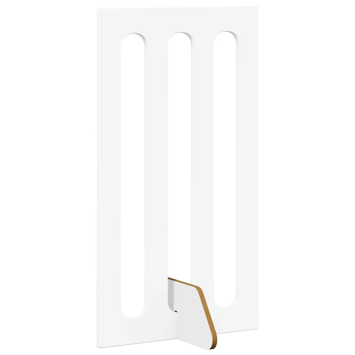 Folding Pet Fence Engineered Wood 100.5 x 38 x 90 cm White 2 Piece