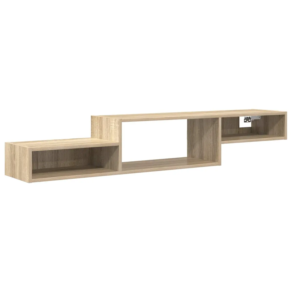 Brown Wall-Mounted TV Cabinet for Storage