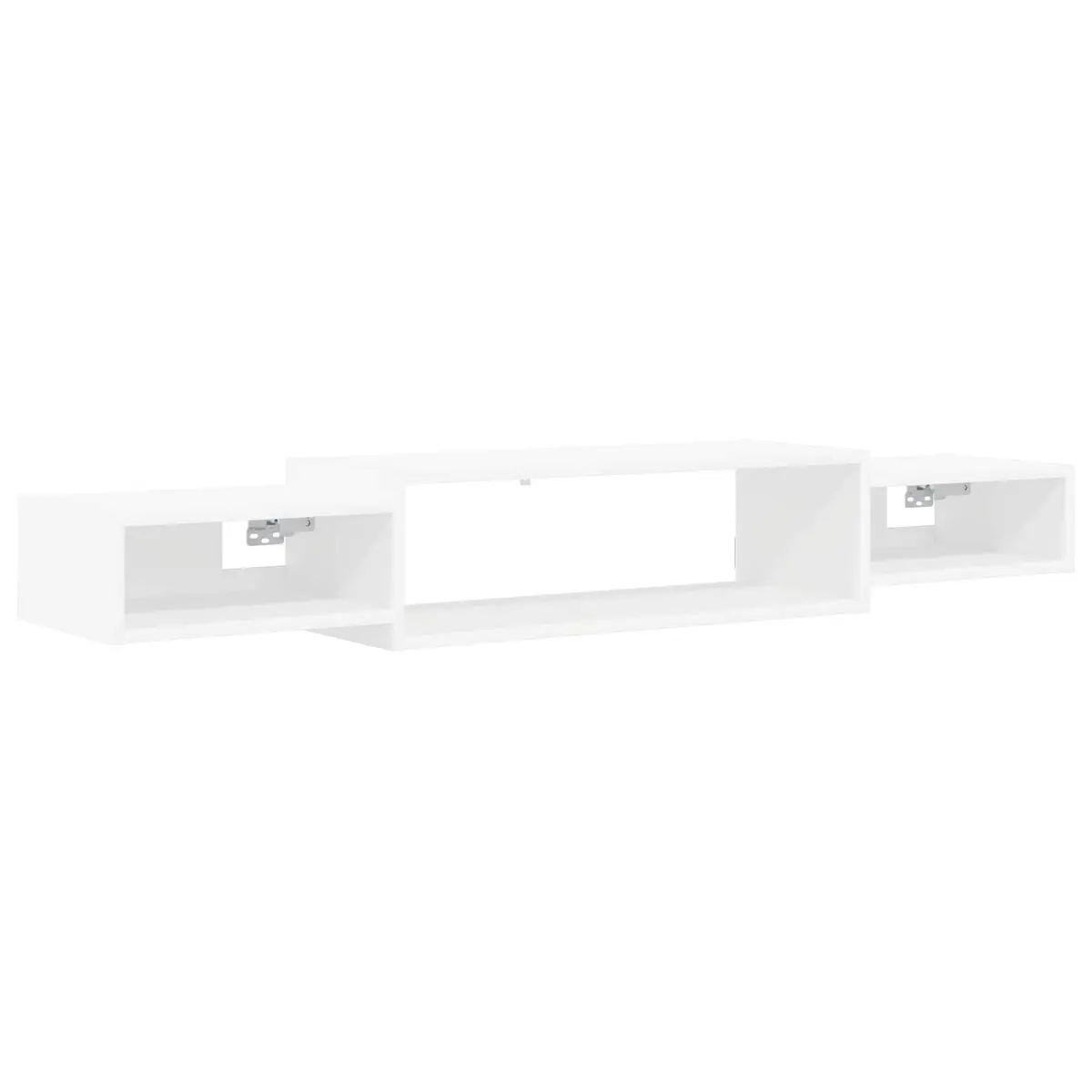 Wall-Mounted TV Cabinet Engineered Wood 140x28x21cm White