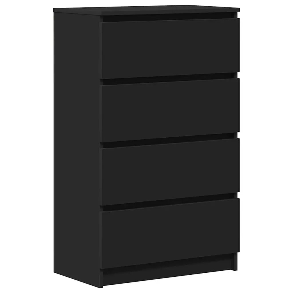 Sideboard Engineered Wood 60x35x98.5cm Black
