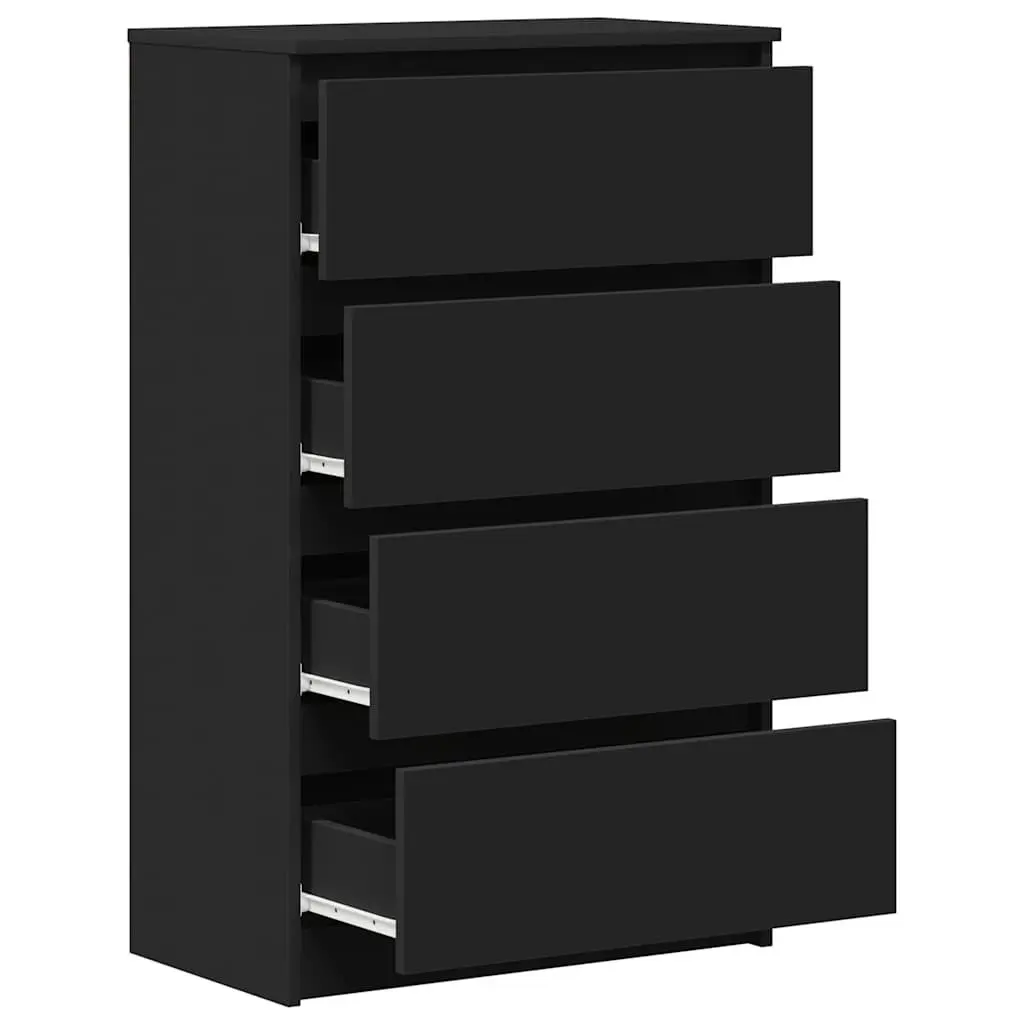 Sideboard Engineered Wood 60x35x98.5cm Black