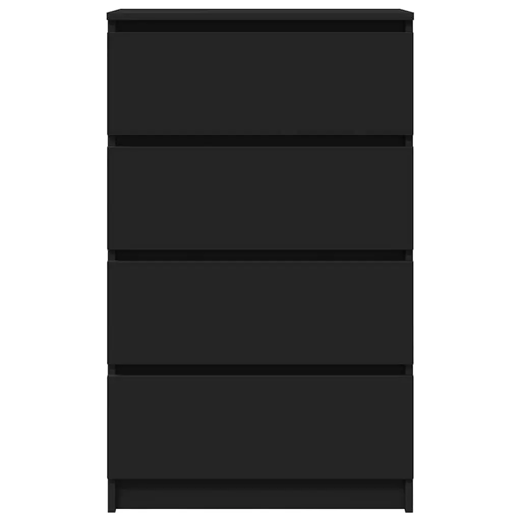 Sideboard Engineered Wood 60x35x98.5cm Black