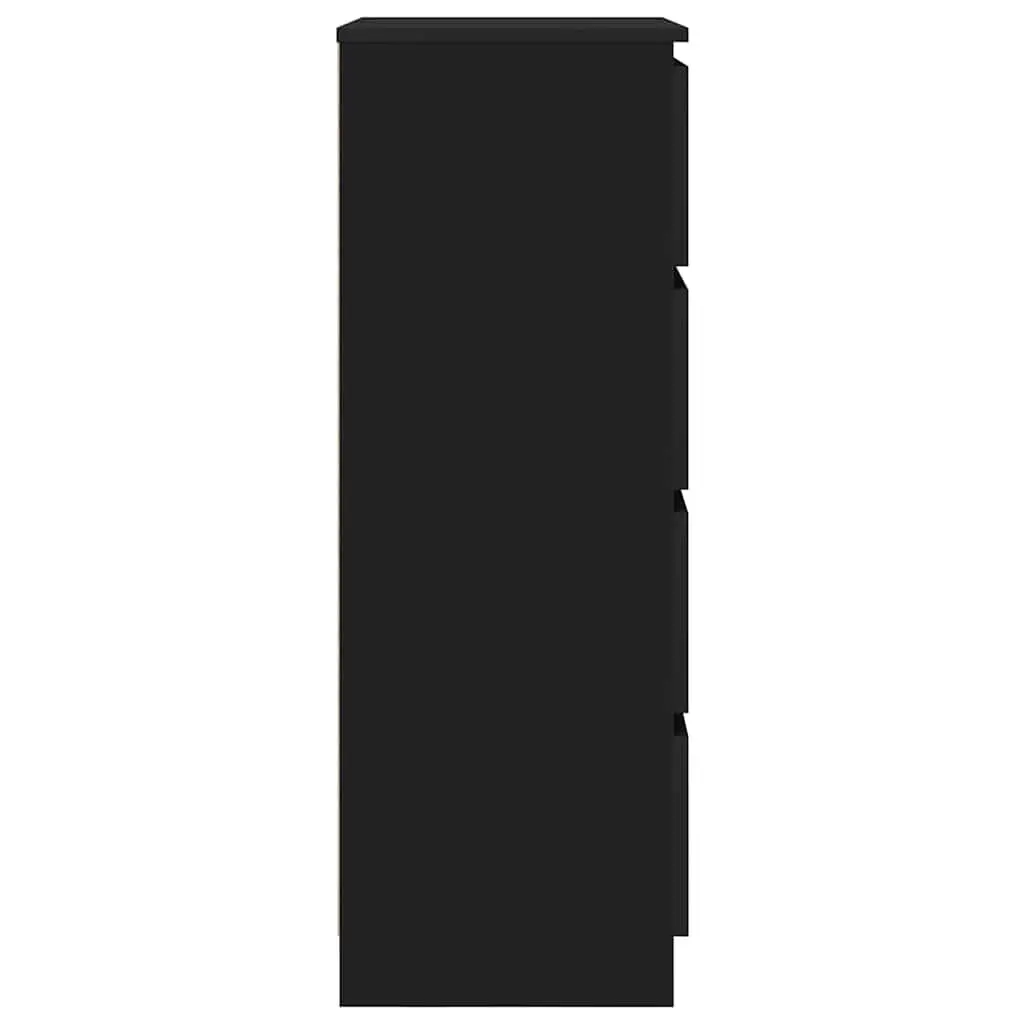 Sideboard Engineered Wood 60x35x98.5cm Black
