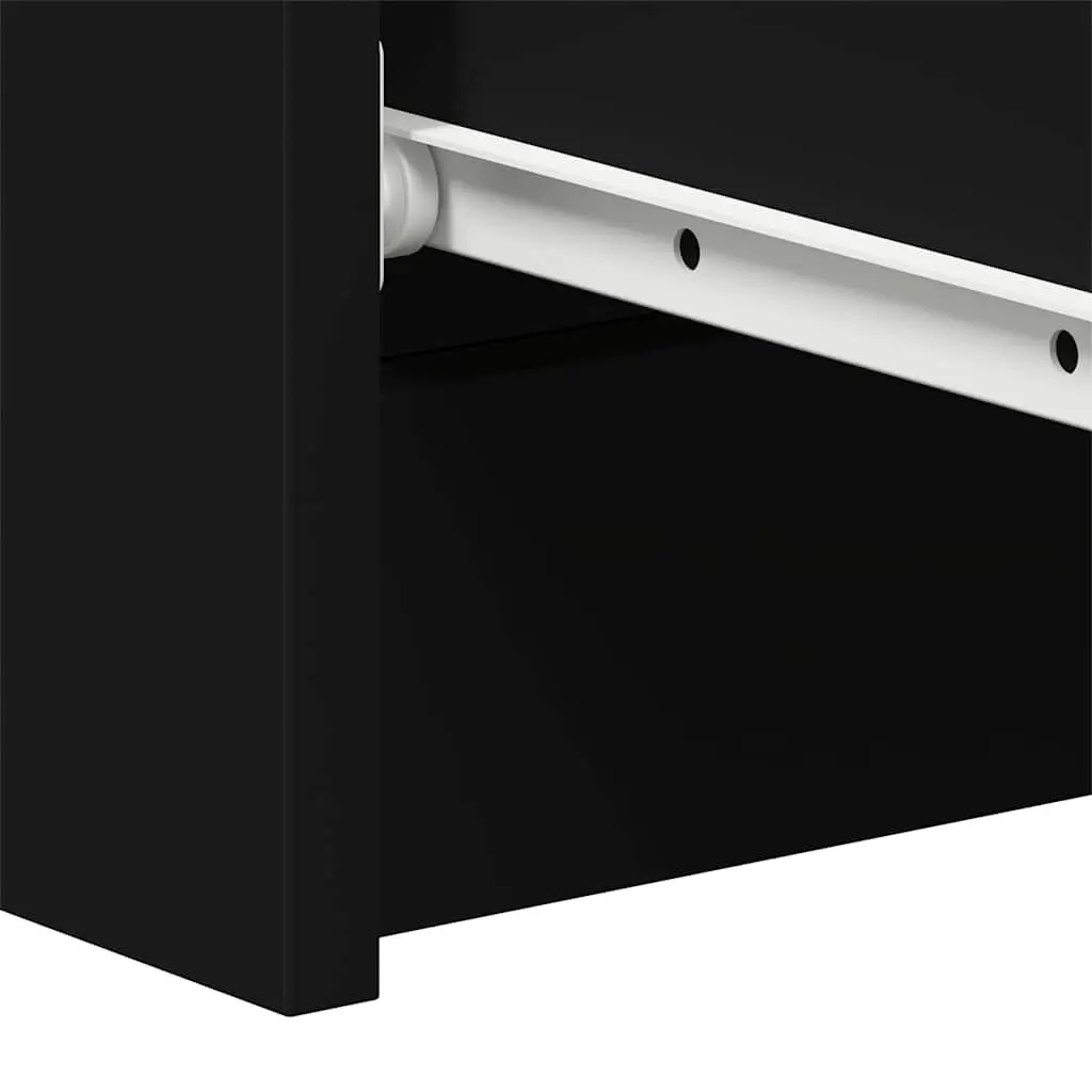 Sideboard Engineered Wood 60x35x98.5cm Black