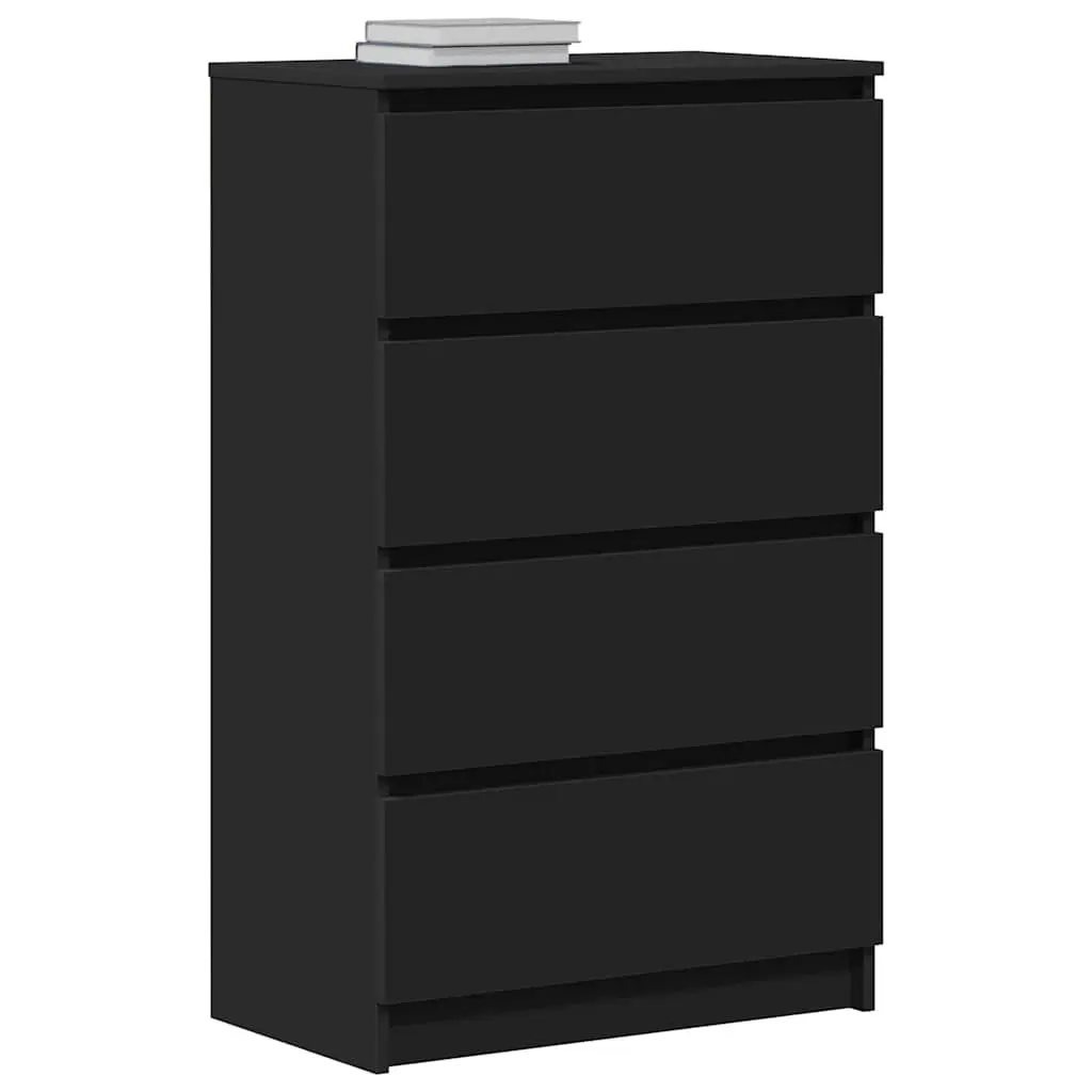 Sideboard Engineered Wood 60x35x98.5cm Black