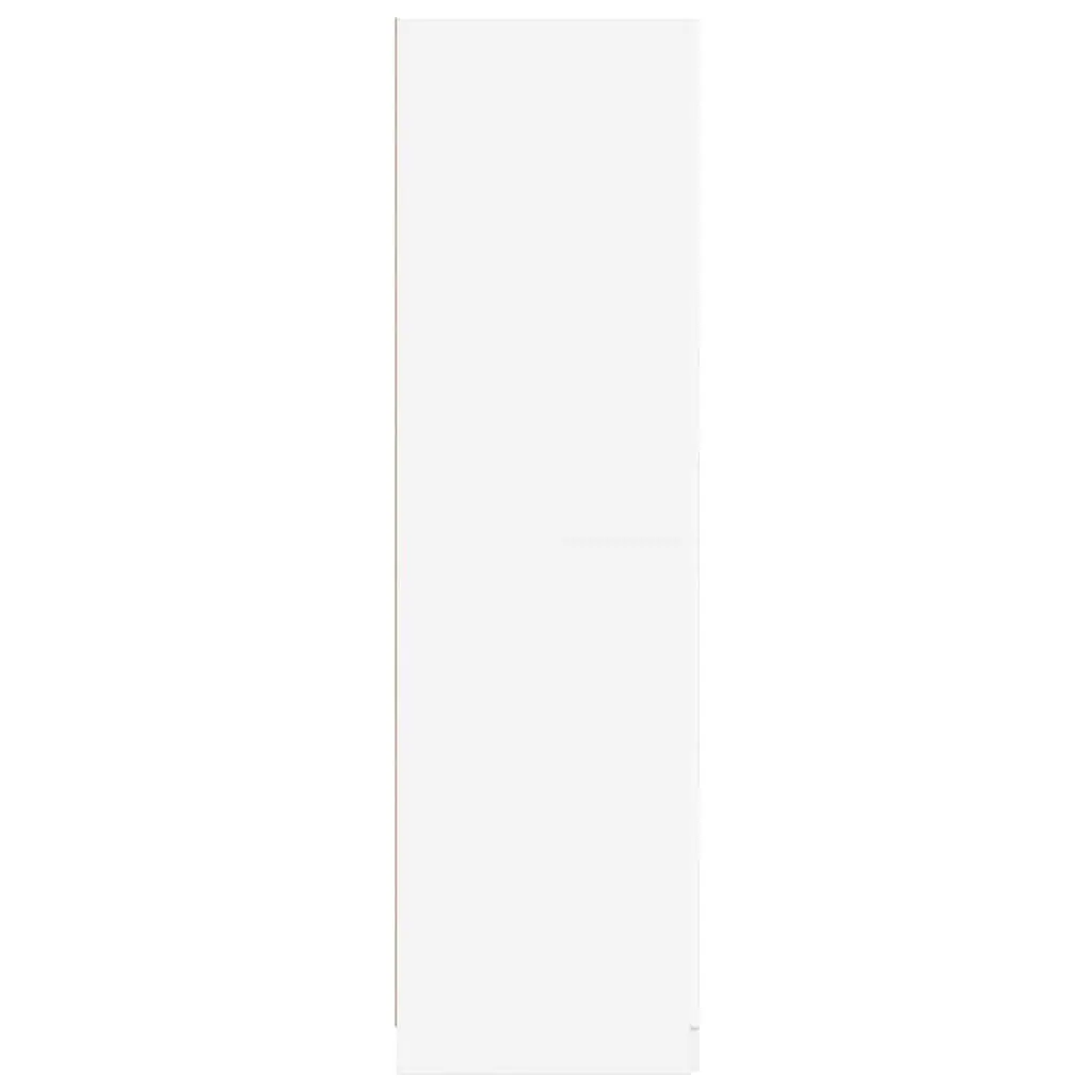 White Wardrobe Cabinet for Clothes Storage 80x52x180 cm