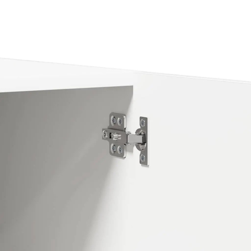 White Wardrobe Cabinet for Clothes Storage 80x52x180 cm