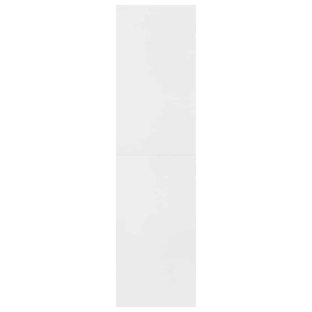 White 6-Shelf Book Cabinet Room Divider