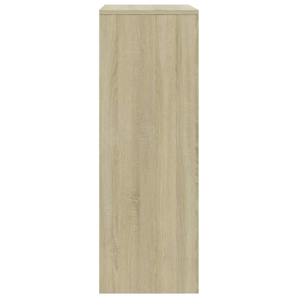 Sideboard Engineered Wood 50 x 34 x 96 cm Brown 6 Drawers Storage Cabinet Living Room Bedroom Furniture