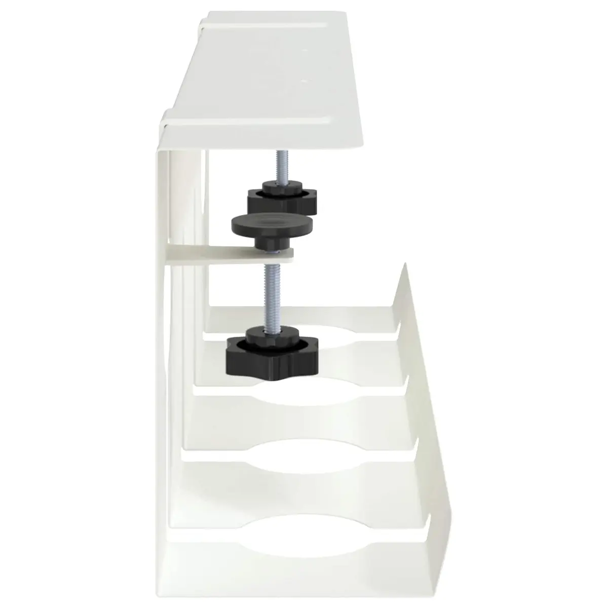 Cable Management Tray Cold-rolled Steel 43 x 10 x 15 cm White 2 Piece