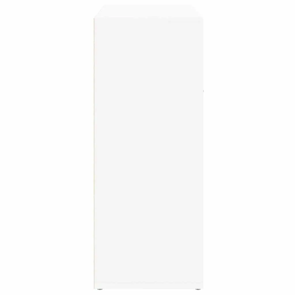 Sideboard Engineered Wood 60W x 30D x 75H cm White 2 Doors Drawer