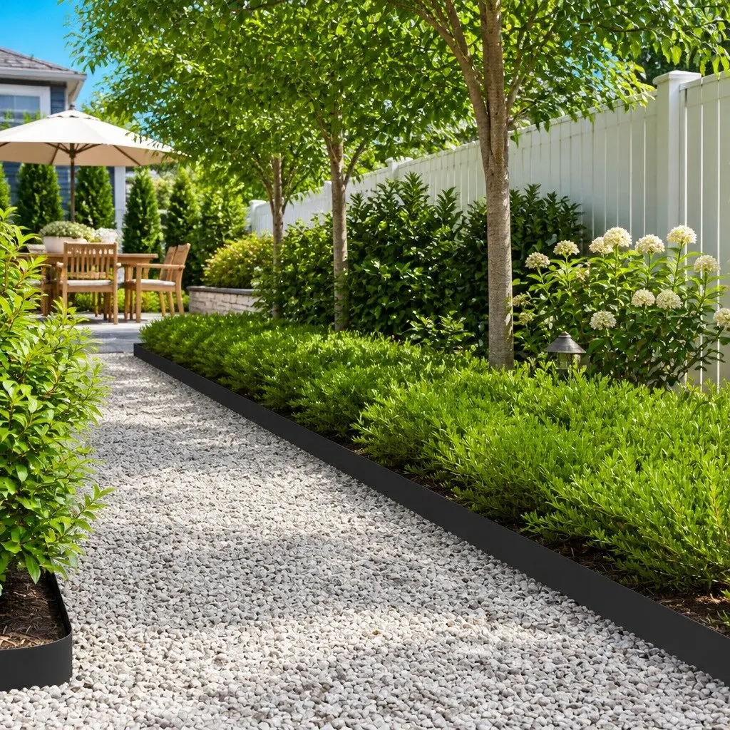 Steel Garden Lawn Edging with Interlocking System