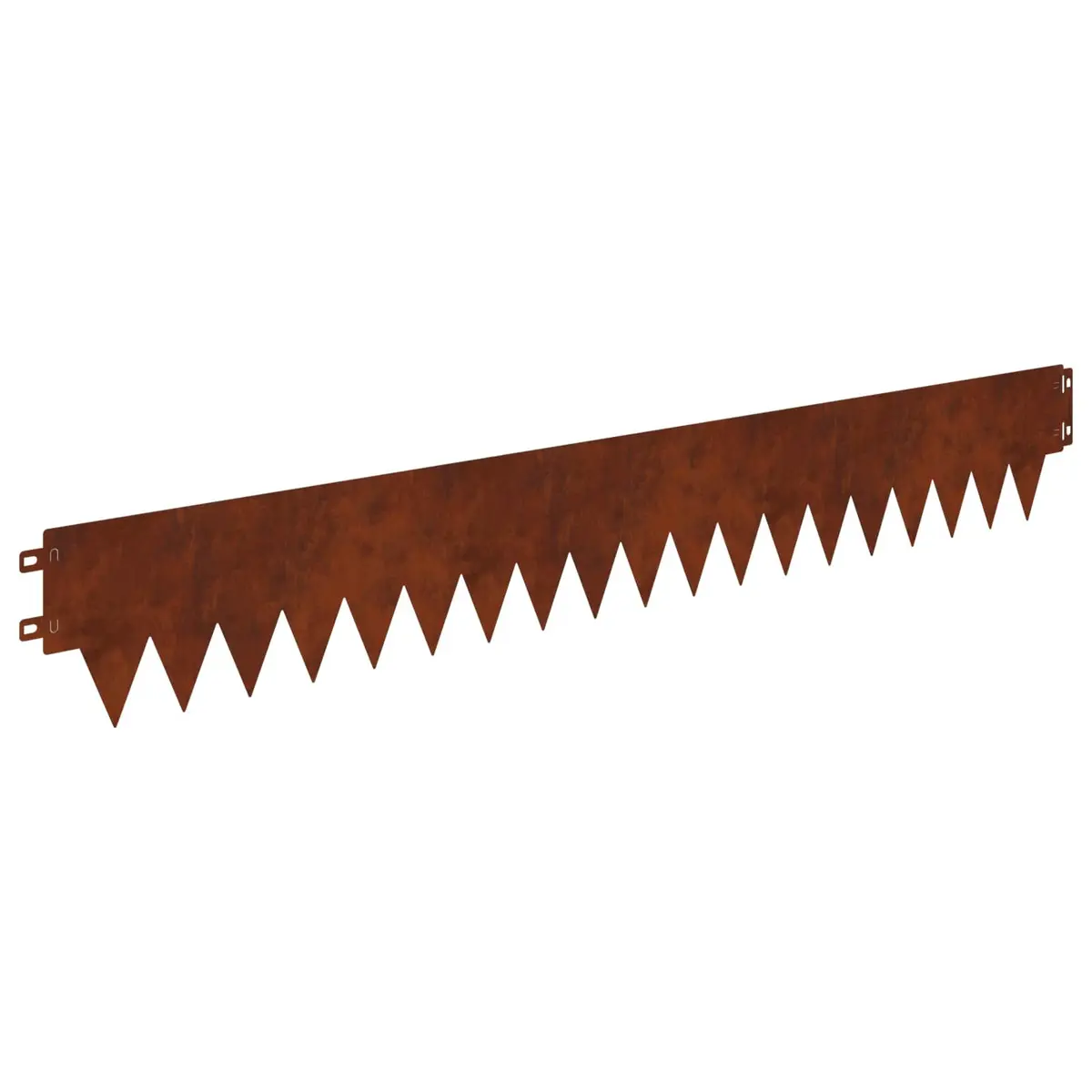 Garden Lawn Edging 20 Pieces 103 x 15 cm Steel Border Strips Flexible Landscape