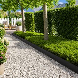 Durable Steel Lawn Edging - 10 Piece Set