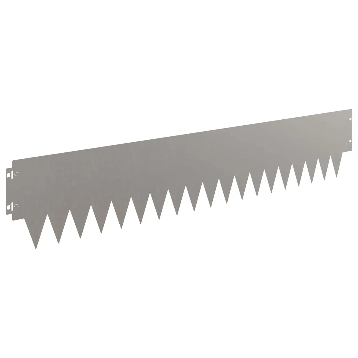 Garden Lawn Edging 10 Pieces Steel Border Flexible Interlocking Outdoor