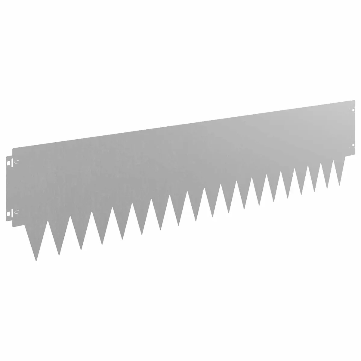 Metal Lawn Edging 10 Pieces Garden Border Steel Flexible Interlocking Outdoor