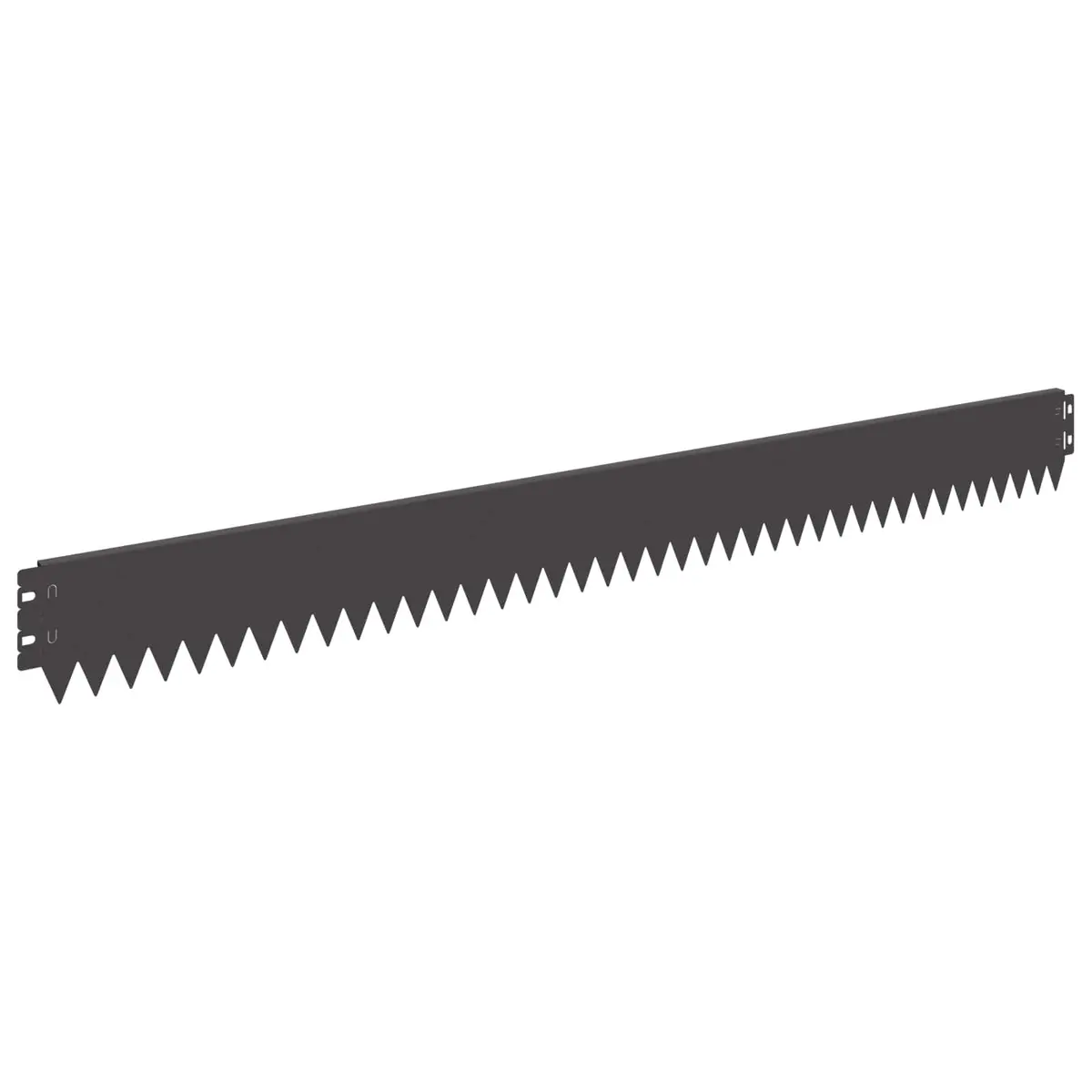 Lawn Edging Steel 103x10cm Black 10 Piece Bent Top Border Edge
