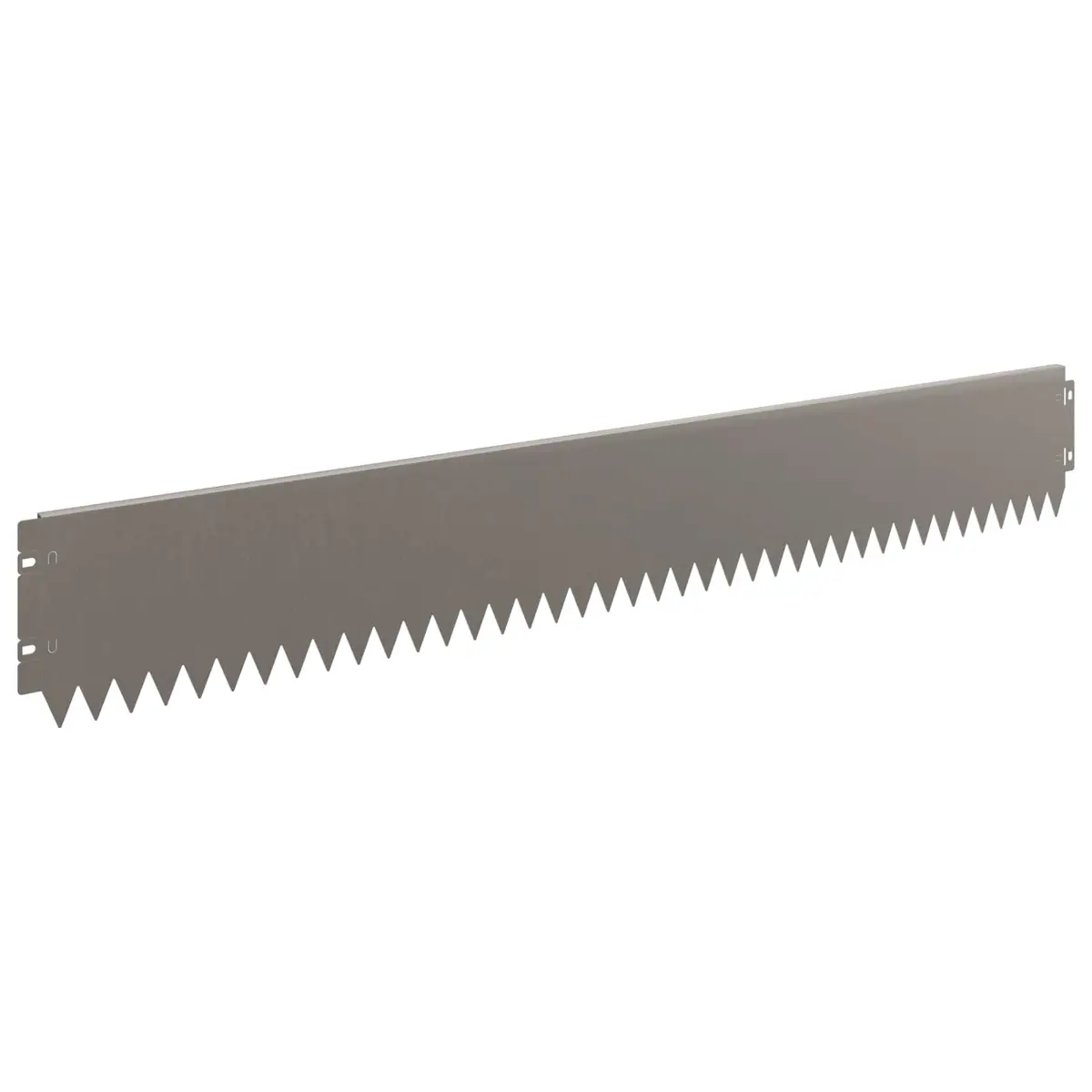 Garden Lawn Edge with Bent Top 20 pcs 103x15cm Steel Border Edging Rusty Brown