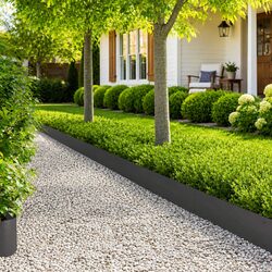 Steel Landscape Edging Borders - 10 pcs 103 x 25 cm