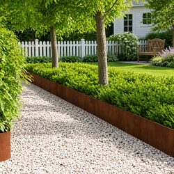 Steel Garden Lawn Edging - 20 Durable Borders 103 x 30 cm