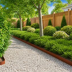 Durable Steel Garden Edging Barrier 10 Pieces 100x12cm