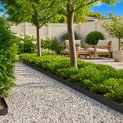 Durable Steel Lawn Edging - 20 Pieces 100 x 15 cm
