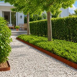 Steel Lawn Edging 20 pcs 100 x 15 cm Durable Border