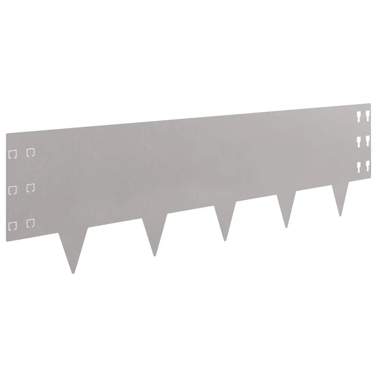 Garden Lawn Edging 20 pcs 100x30cm Steel Borders Modern Landscape Flexible Rusty