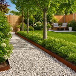 Steel Garden Lawn Edging - 20 Durable Pieces