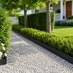 Steel Garden Lawn Edging - 10pcs Durable Borders