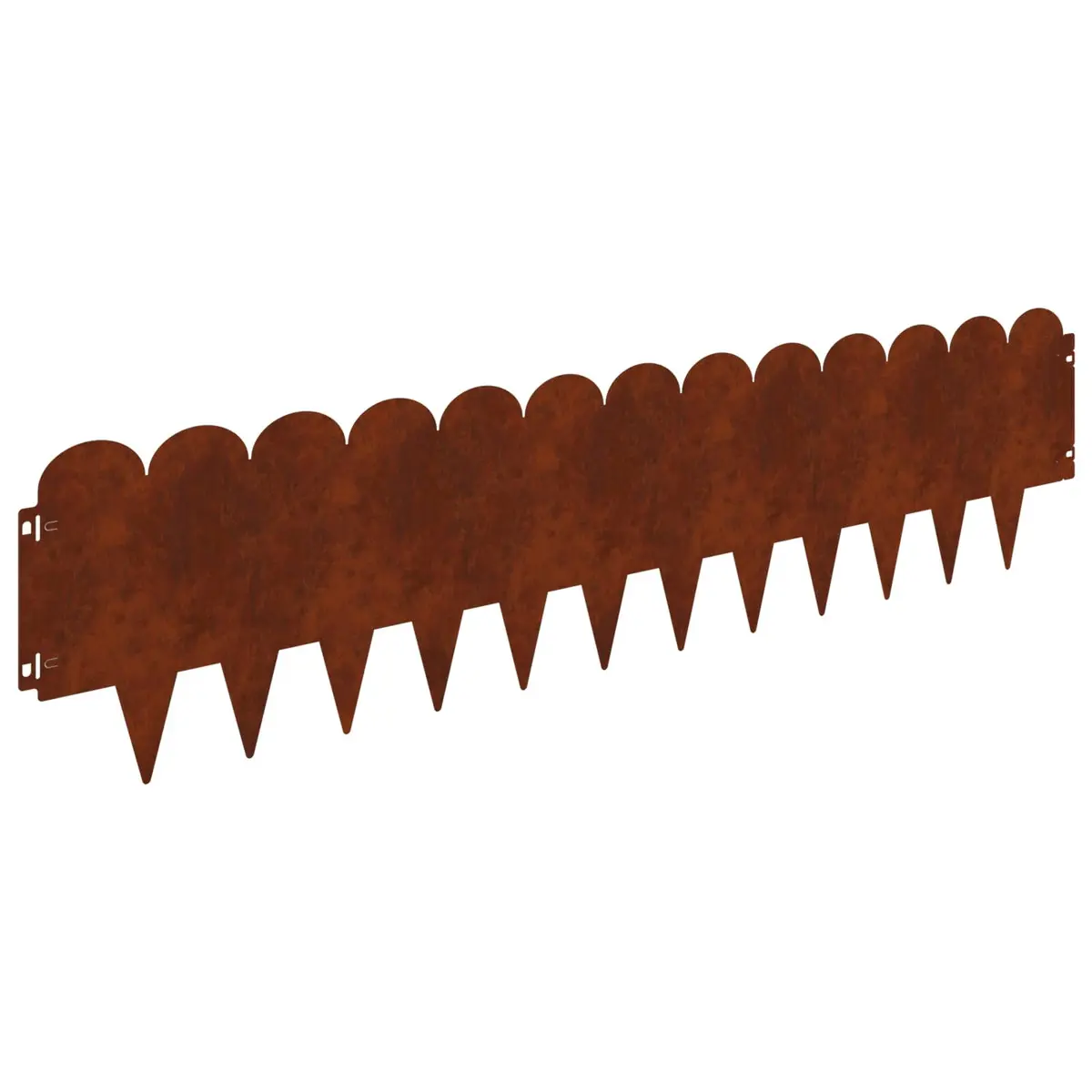 Steel Garden Edging 10-Piece Set for Defined Landscapes
