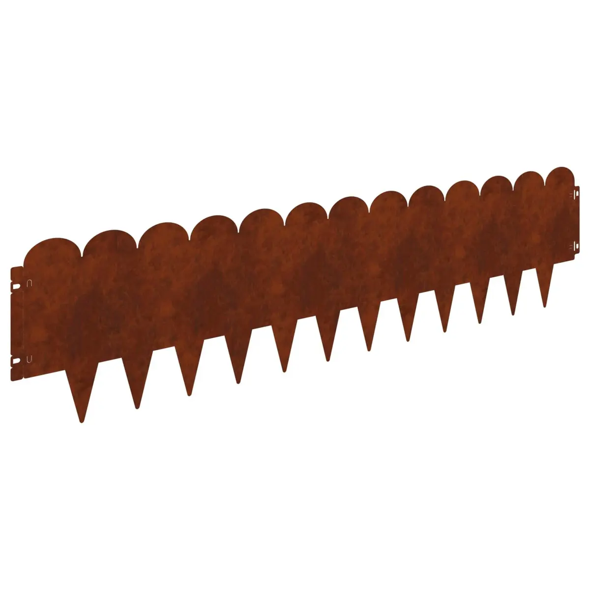 Steel Garden Edging 10-Piece Set for Defined Landscapes