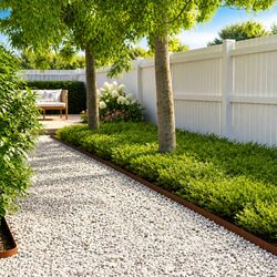 Flexible Steel Garden Lawn Edging 20 pcs Rusty Brown 102cm