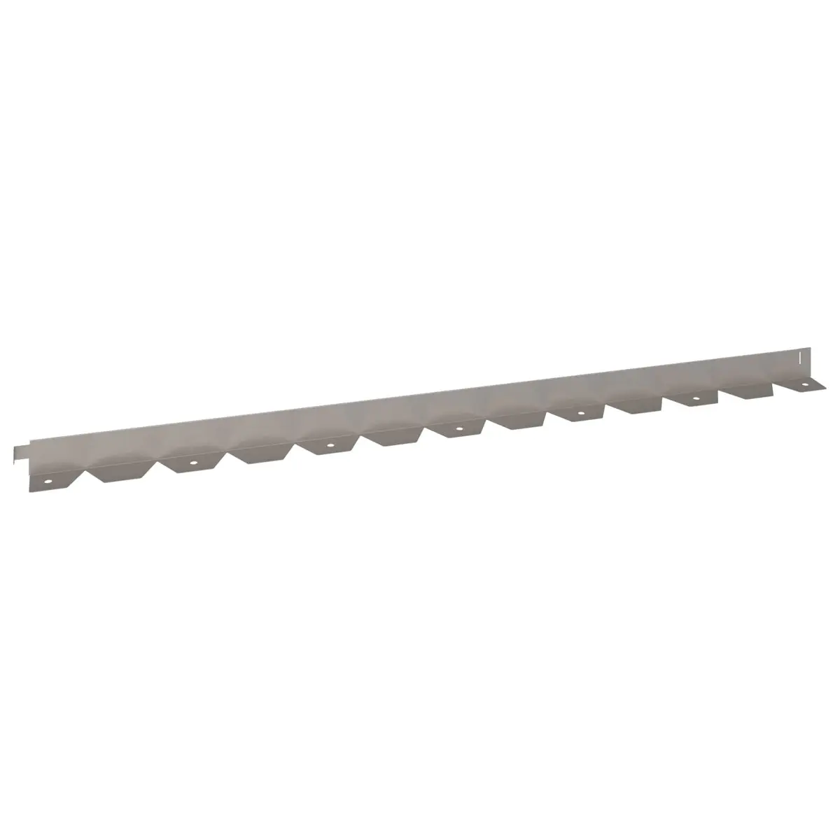 Flexible Steel Garden Lawn Edging 20 pcs Rusty Brown 102cm