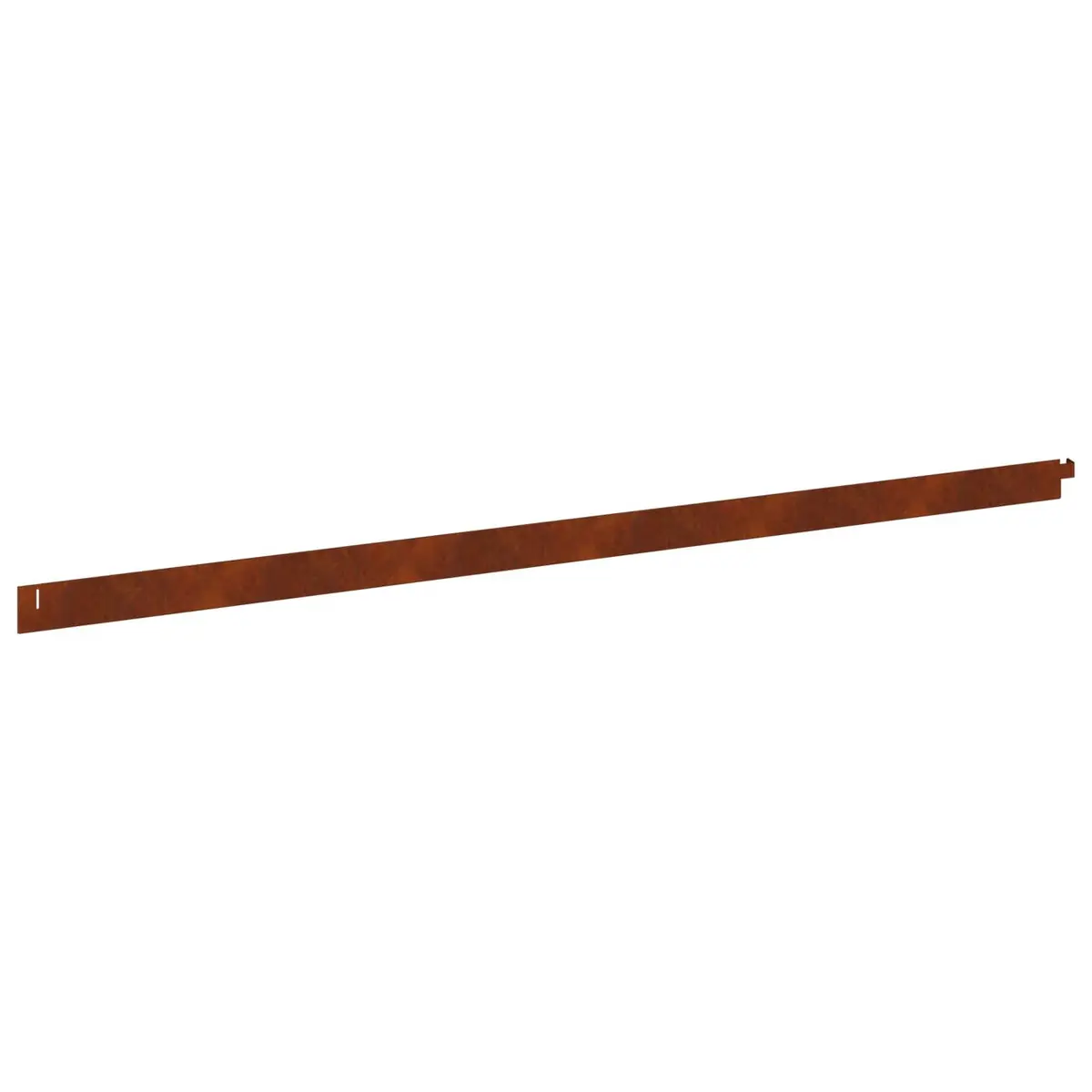 Flexible Steel Garden Lawn Edging 20 pcs Rusty Brown 102cm