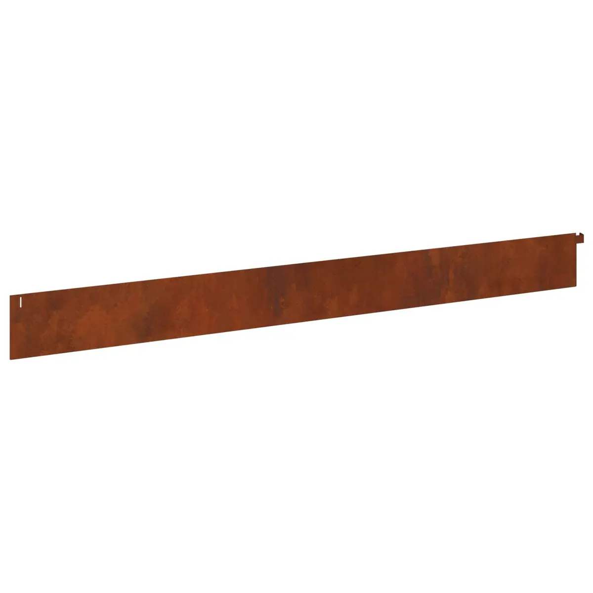 Garden Lawn Edging Steel 102cm Rusty Brown 10 Pieces Flexible Borders