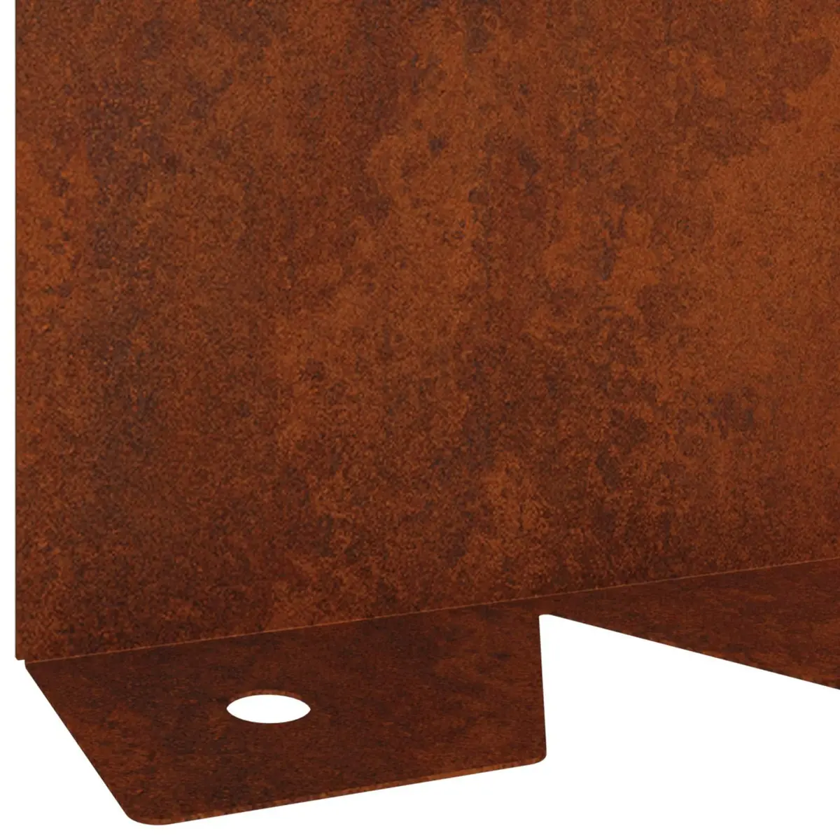 Garden Lawn Edging Steel 102cm Rusty Brown 10 Pieces Flexible Borders