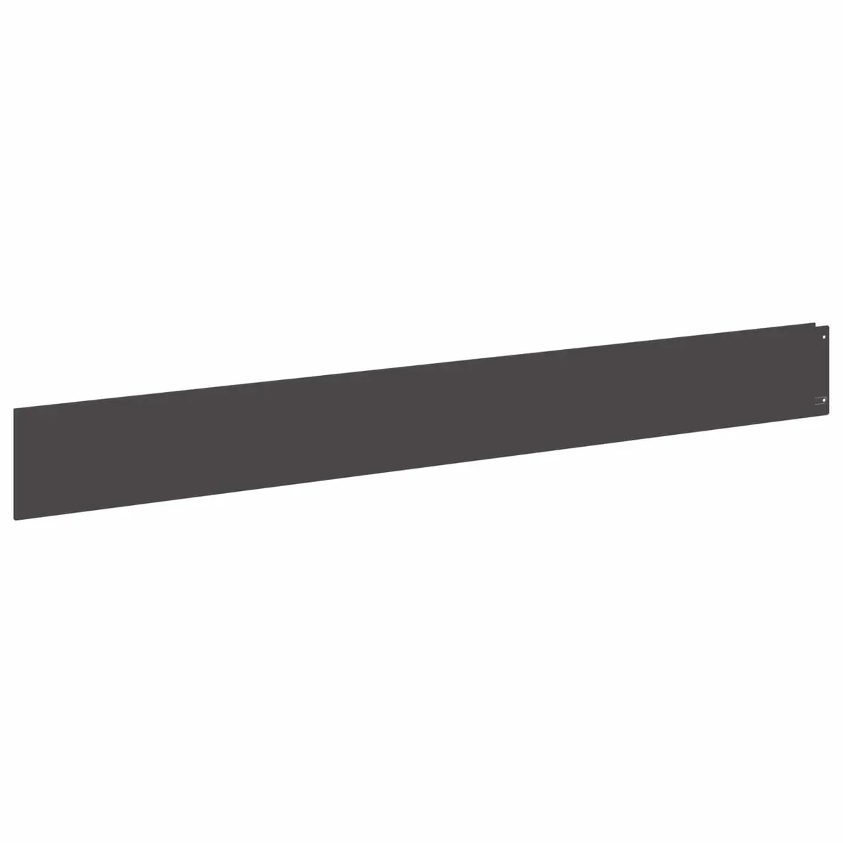 Lawn Edging Steel 100x12cm Black 10 Piece