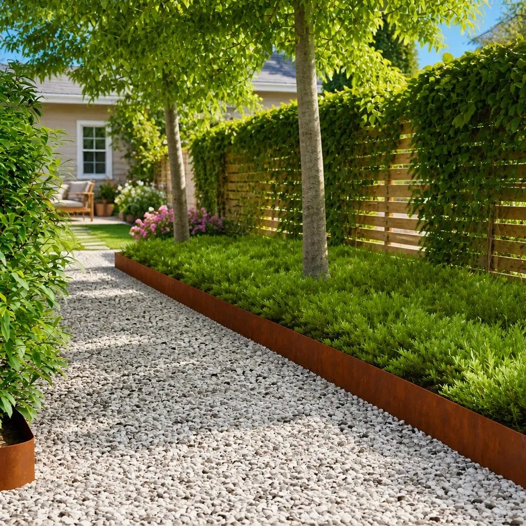 Steel Garden Lawn Edging 20-Piece Set